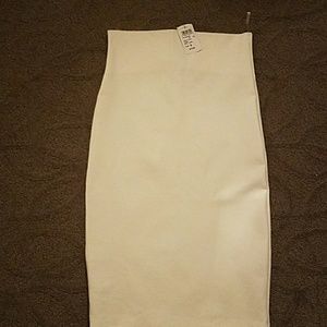Windsor Ivory High Waisted Skirt